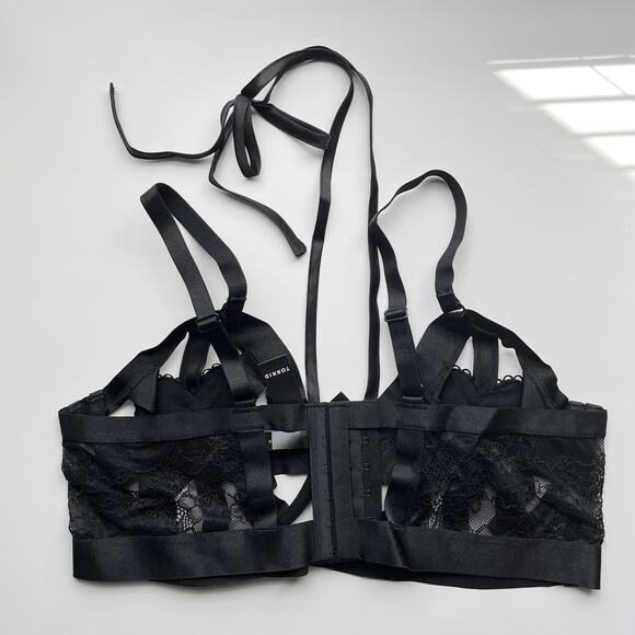 Torrid Cut Out Strappy Bra Heart Cage Harness Longline Bralette Lingerie Plus 1X - Picture 7 of 12